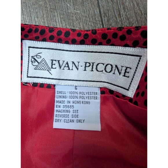 Vintage Evan Picone Cropped Jacket: Red Formal Jacket - Picture 12 of 13